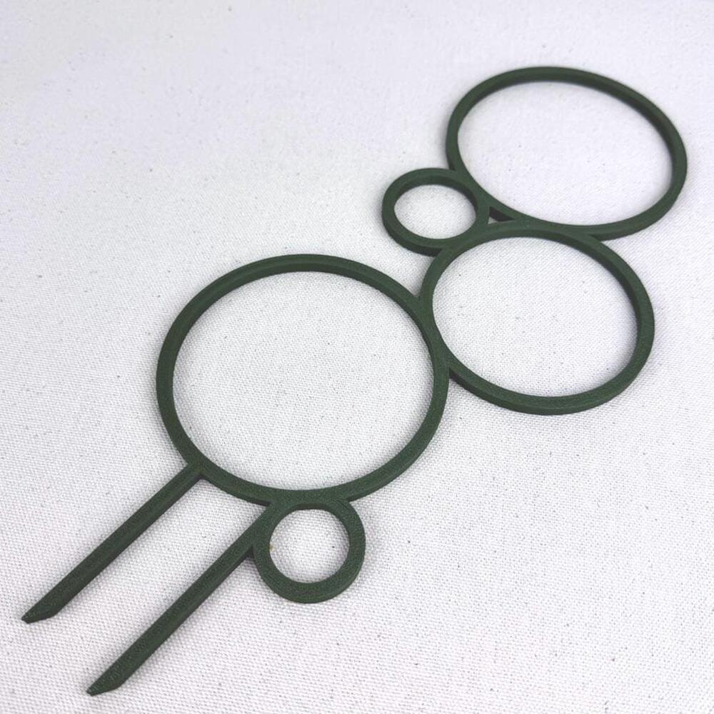 Plant Trellis,Bubble Inspired Plant Support,Geometric Circles,Indoor,11.5" tall - Picture 7 of 11